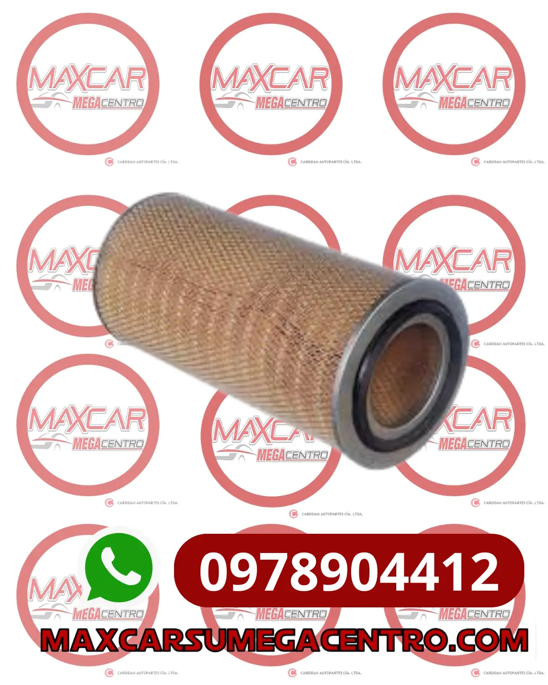 F.Ap4650/1 Filtro Aire Tecfil Scania F112hl K112 L111 Sin Sombrero 1