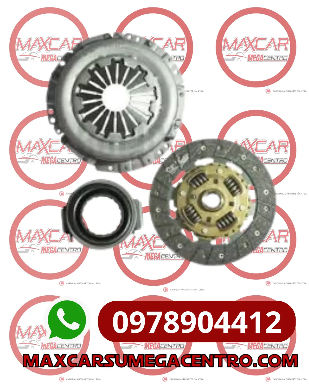 Ke.Ty553008a Kit Embrague Daikin Tercel/Corolla 1.5 Plat+Disc+Rul 1