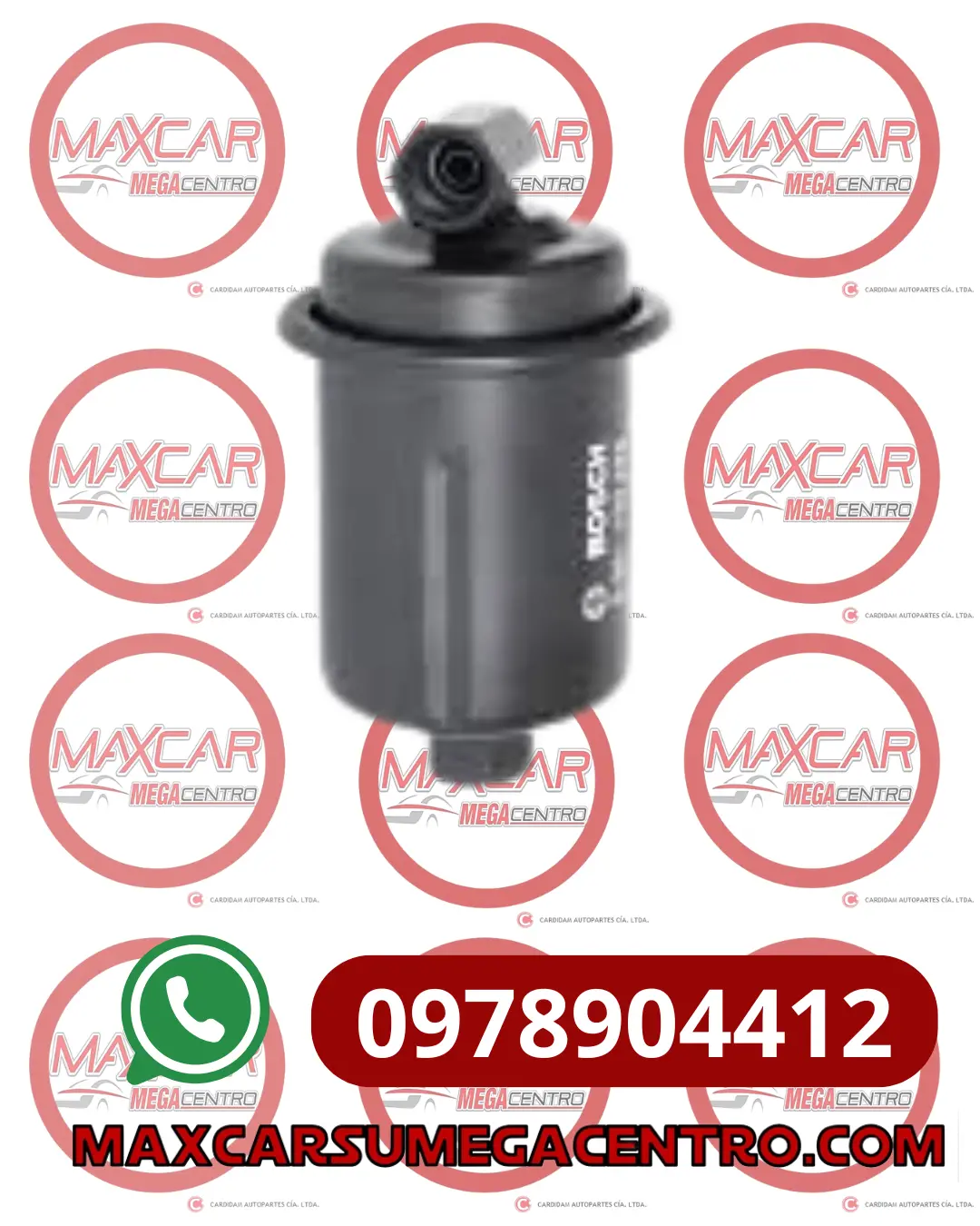 F.Afp516 Filtro Combustible Bosch 0986450225 Atos 1.0L 98-01 (Alg9122) 1