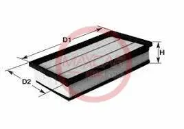 Filtro Aire Mpf Motorex Ma1324 Hino Fc Primario - Fma1324 1
