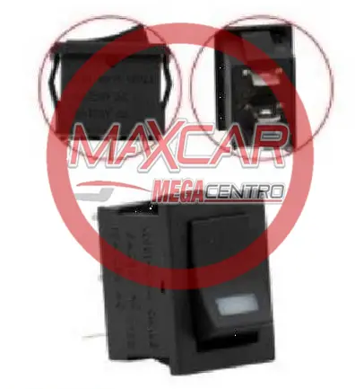 Switch Lesser Rocker Peq. 2P 1T C/Testigo Rojo De Luz (607.241) - Sl607241 1