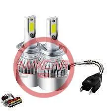 Foco S2 Leds H7 6000Lm 50W 12V C/Coller 2Pcs - Fc211 1