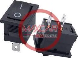 Switch Mini Rocker I/O Universal 2P 1T 12V/10A Spst Negro 607.100 - Sw607100 1