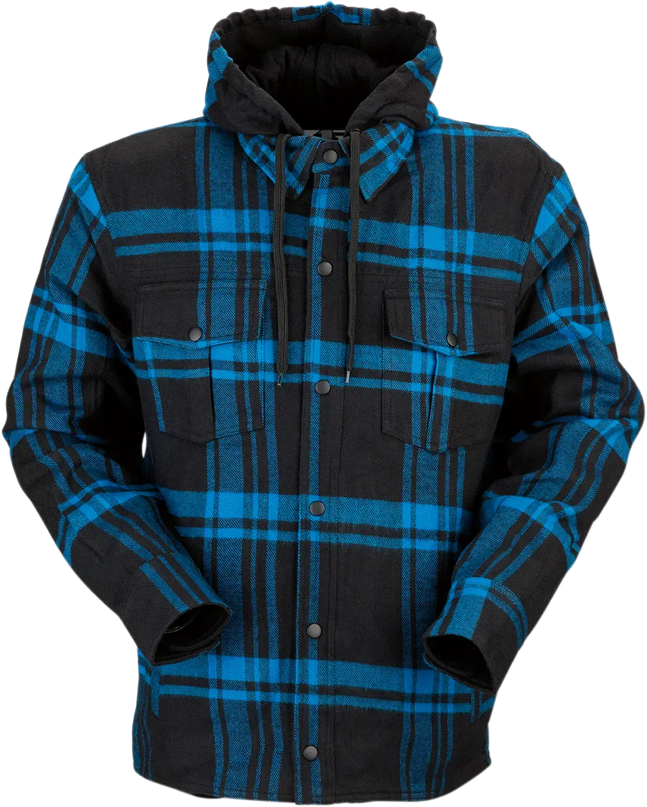 Z1R Timber Flannel Shirt - Black/Blue - 2Xl 3040-2844 1