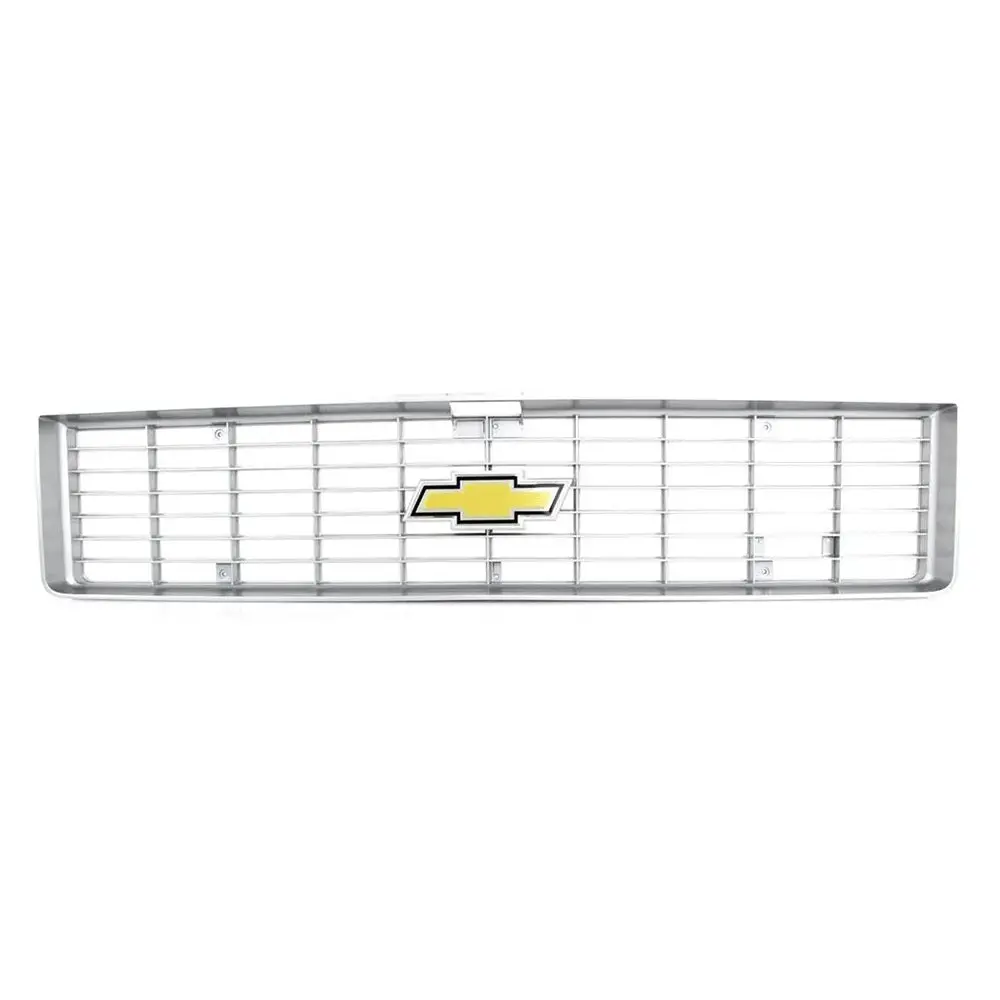 Amd Premium Grille - Oe Style With Foil Bowtie Emblem - Argent Gray | 73-74 Chevy C/K Pickup Blazer Suburban 1