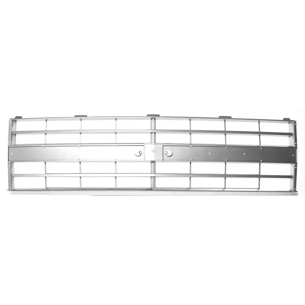 Amd Premium Grille - Oe Style With Emblem Mount - Argent Gray - Dual Headlights | 85-88 C/K Chevy Pickup Blazer Suburban 1