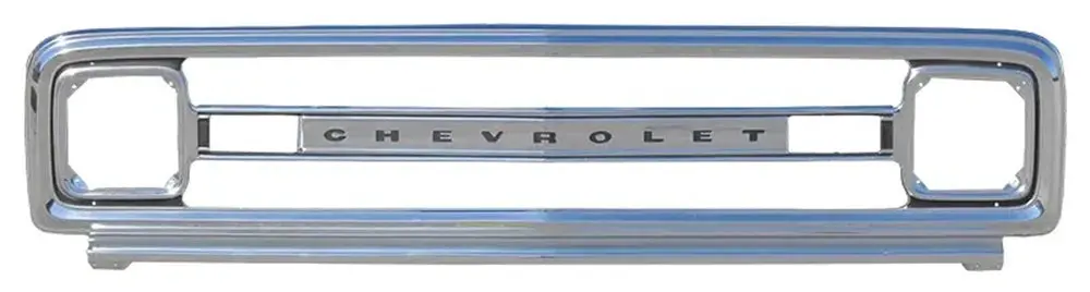 Amd Grille Shell W/ Chevrolet Letters - Anodized Aluminum - 69-70 Chevy C/K Pickup Blazer Suburban 1