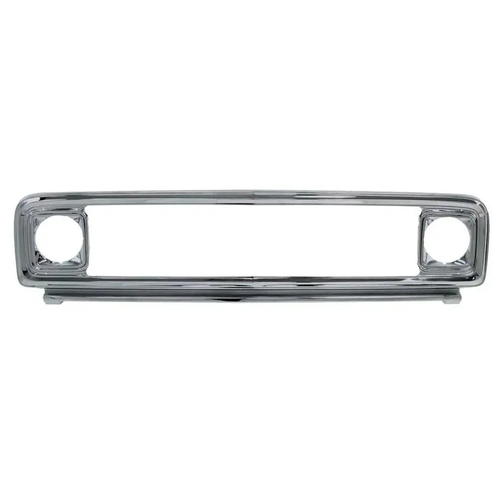 Amd Grille Shell - W/ Headlamp Bezels - Chrome Steel | 71-72 Chevy C/K Pickup Blazer Suburban 1
