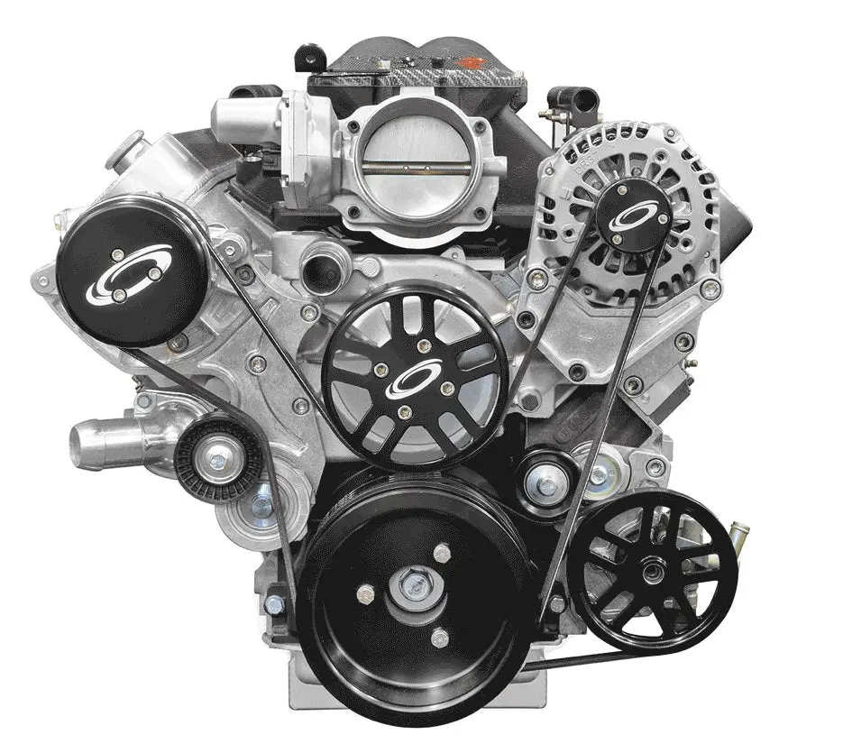 Procharger Ls Serpentine Accessory Drive Kit| Alternator, P/S, & A/C 1
