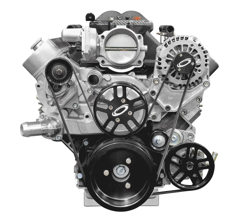 Procharger Ls Serpentine Accessory Drive Kit| Alternator & P/S 1