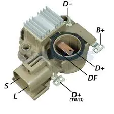 Reg.Ga803 Regulador Alternador Gauss 12V - Mits Montero(Im830) 1