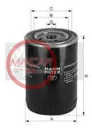 Filtro Aceite Shogun Shpsl301 Mercedes 1721 (W1168/5) - Fshpsl301 1