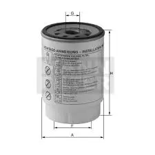 Filtro Combustible Mann Pl420/1X Jac1431 Sinotruck- Fpl420/1X 1