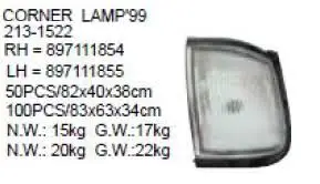 Faro Esq Depo 213-1522 Rh Luv 98-99/Rodeo-Fe213-1522R 1