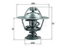 Termostato 88° Hmc 25510-4A700 Hy H1 08- H100 Truck 93-97-Th4a700 1
