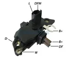 Regulador Alternador Gaus Ga239 (Ib239) 12V Logan - Ra239 1