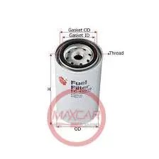 F.Afp5612 Filtro Combustible Sakura Fc45010 Jac 1180 Rosca 20 X 1.25 (Sff2241 Sffo2054 Ff5612) 1