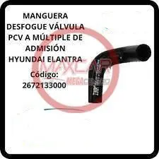 Manguera Descarga Gases Cauchoplas 5230 Elantra  (2672133000) - Mdg5230 1