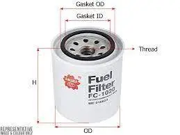 Filtro Combustible Shogun Fc352 Kia - Ffc352 1