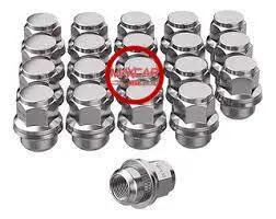 Kit Tuerca Seguridad Bm Aa139 12X1.25 Niquelado 4Pcs (Doble Candado) - Aa139 1