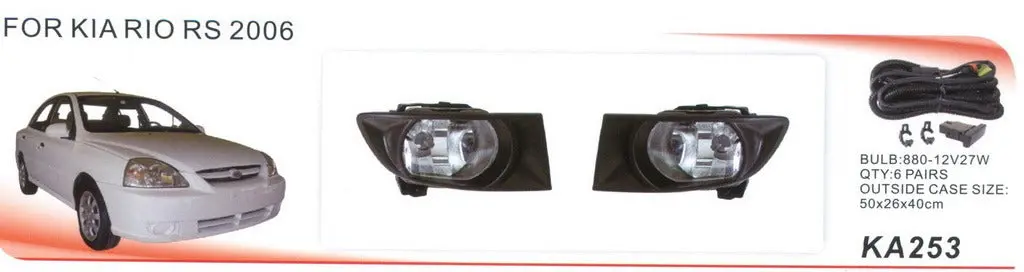 Neblinero Kia Rio Stylus 03-11 Lh-Nb037 1