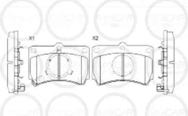 Pastilla Freno Frisson Dlb D319 Mz 323 92 - Pfd319 1