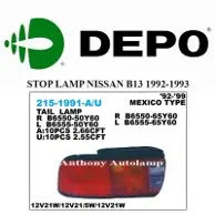 Fp2151991r-	Faro Pos Depo 215-1991 Rh Sentra B13 1