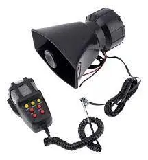 Alarma Sirena 7 Tonos 12V 30W Con Microfono Pi.16  - Pi.16 1