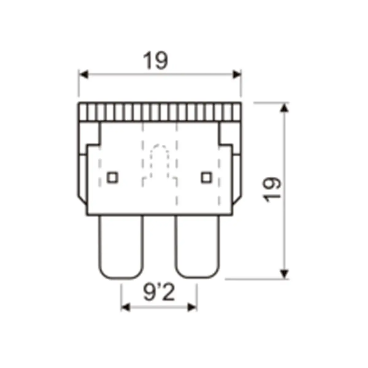 Fusible Electronico 25A 9310-25-Fe25a 1