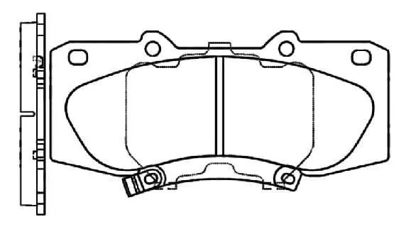 Pastilla Freno Daichi D1567 Hilux Vigo 2.5 Diesel 05-15 4X2 4X4 Del ,- Pdcc1567 1