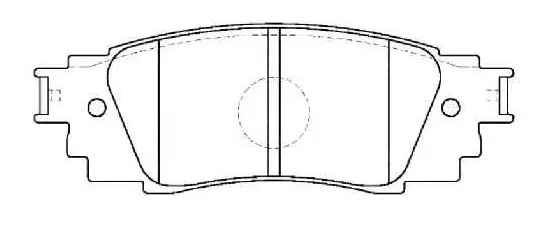 Pastilla Freno Pos Daichi D1879-9107 Toy Rav 4 2.0 20-23 - Pdc1879 1