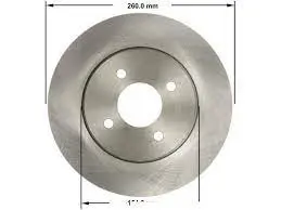 Disco Freno Fmx 40206-1Hl0b Tiida - Df1hlb 1