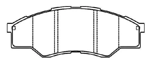 Pastilla Freno Daichi 8934-Md1710 Hilux Vigo 4X2 2.7 Vvt-I 07- Del - Pdc1710 1