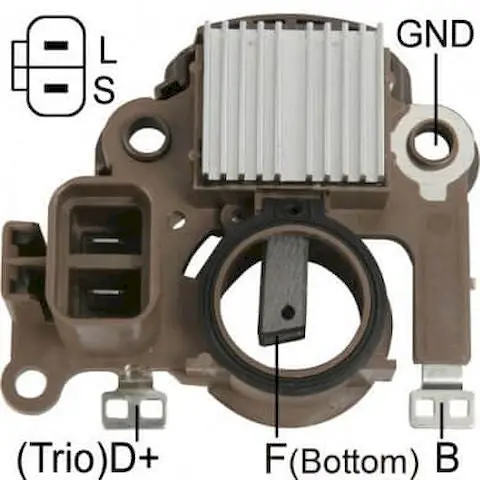 Regulador Alt Ga801 Mits/Nissan/Ford 12V-Rga801 1