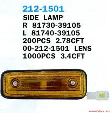 F2121501-	Faro Lateral 212-1501 R/L Hilux/Stout Depo 1