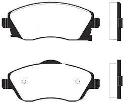 Pastillas Freno Hiq Sp1745 Corsa Evolution Delantera (1048.40)   P104840 1