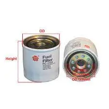 Filtro Combustible Sakura Fc1103 Hino Dmax Nhr - Ffc1103 1