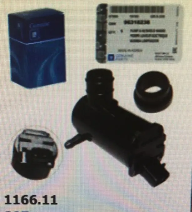 Motor Reservorio Lparabrisas Gm 96318238 Aveo (1166.11) - Mr116611 1