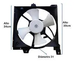 Electro Ventilador Oem Cl4908b Sentra B13 B14 - Ecl4908b 1