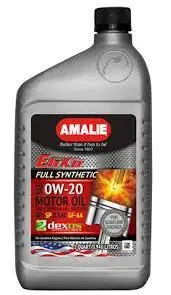 Amalie 1/4 0W20 Elixir Full Synthetic - Aq020 1