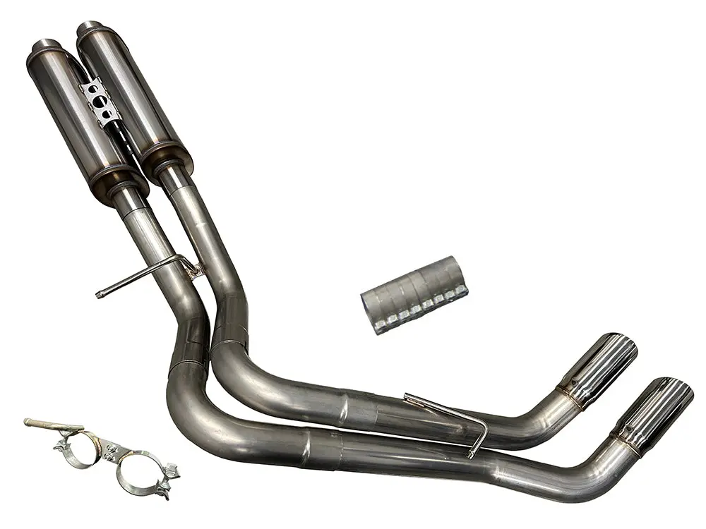 Silverado & Sierra Universal True Dual Rear Exit | (Muffler Kit) 1