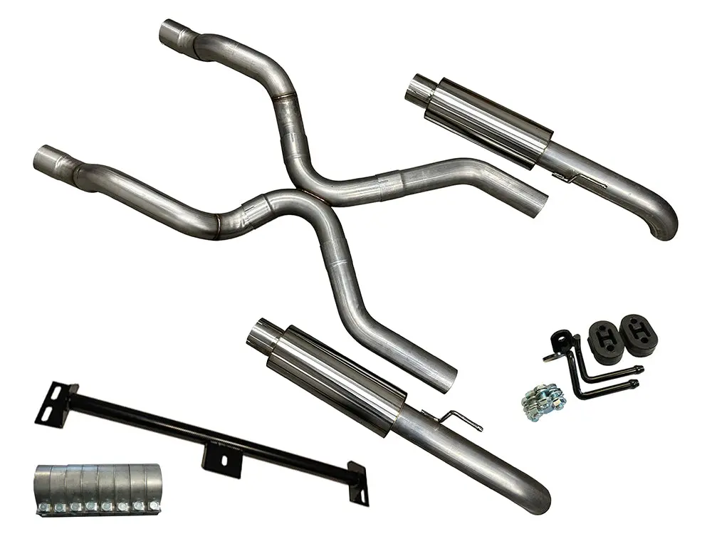 C10 Truck True Dual Exhaust Kit | 1973-1987 (Ls & Lt Conversion Swap) Axle Exit 1