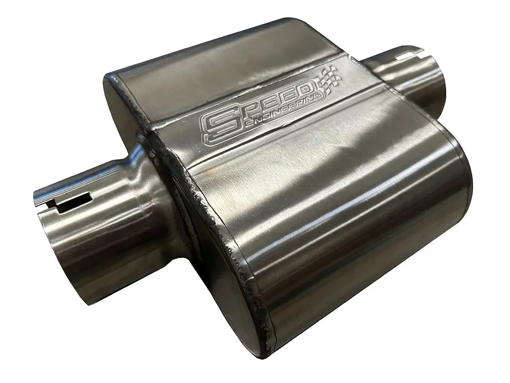 3" Inlet/Outlet "Race Series" Muffler | (Center Inlet, Center Outlet) 1
