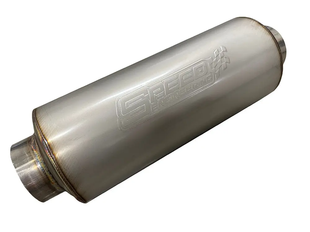 2.5" Inlet/Outlet "Bullet Series" Muffler | (12" Length) 1