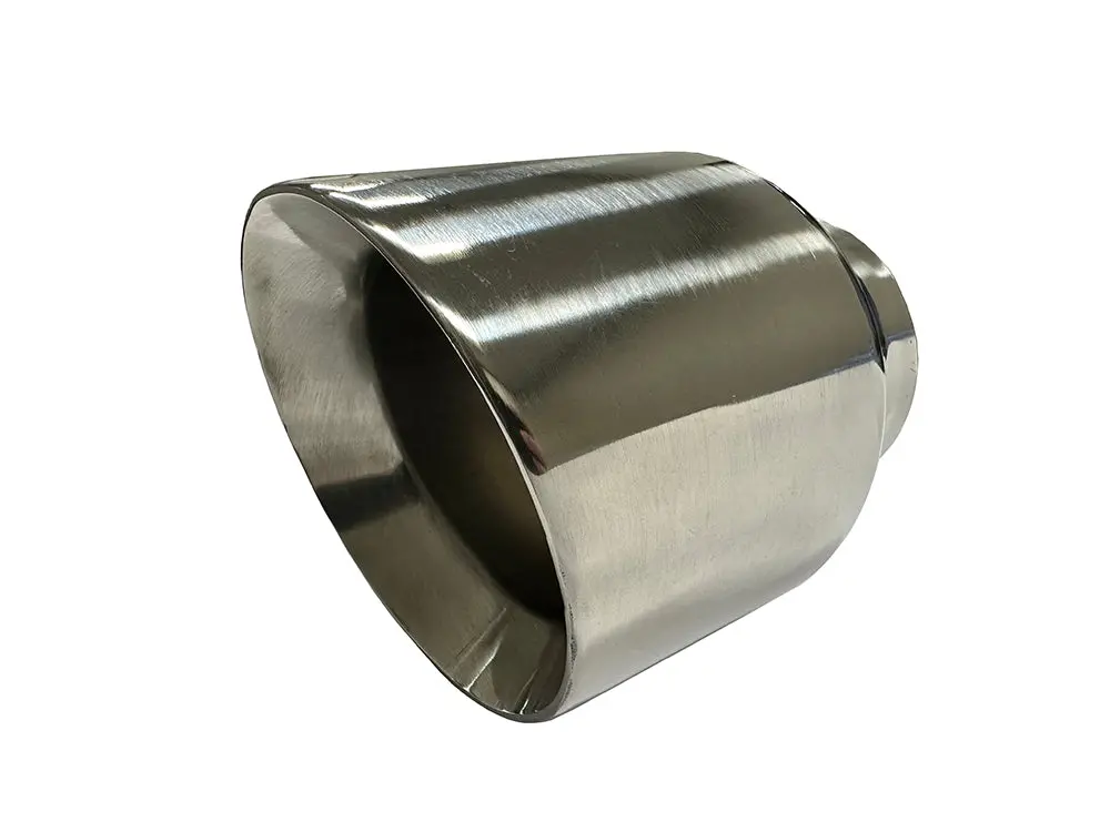 Stainless 2.5" Exhaust Tip | (5" Length, 4" Tip Diameter) 1