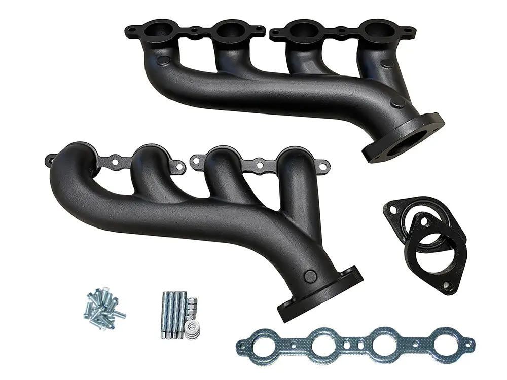 Ls Swap Exhaust Manifolds | "Black" Camaro, Chevelle, Nova, C10, K10, Obs Truck 1