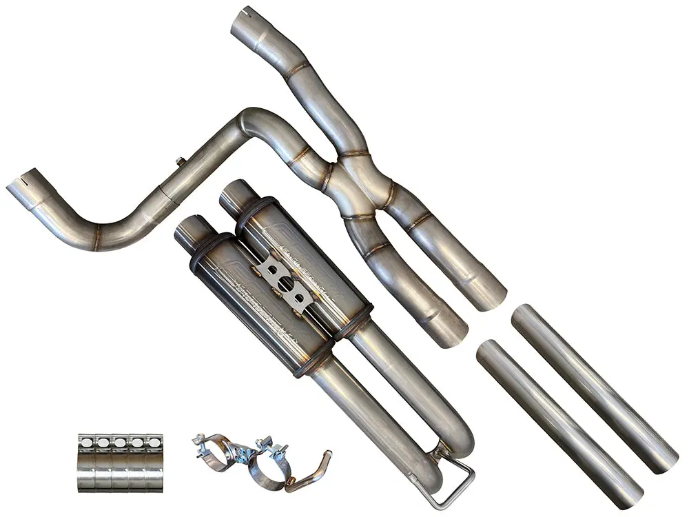Ford F150 True Dual Exhaust Kit | 2011-2025 (Single Cab) "Axle Exit" (5.0L Coyote) 1