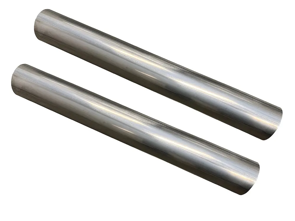 Stainless Straight Exhaust Tubing | (17.5" Long, 3" Dia) Pair 1