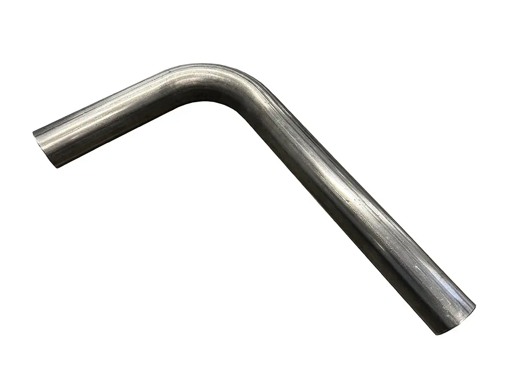 Stainless 1 3/4" - 1 7/8" Exhaust Header Tubing | (90 Degree 3" Radius - 12" Long Leg) 1