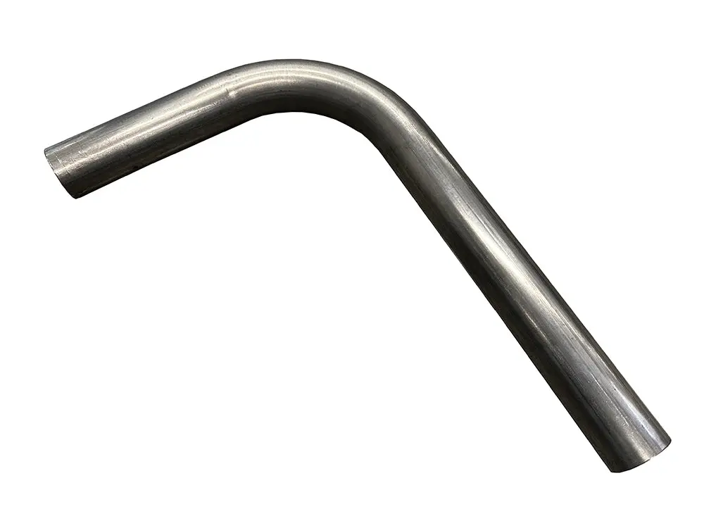 Stainless 1 3/4" - 1 7/8" Exhaust Header Tubing | (90 Degree 4" Radius - 12" Long Leg) 1
